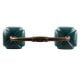 Solid Forest Green Square Ceramic Bridge Handle
